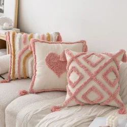 Housse de coussin détachable – Rose Love Style