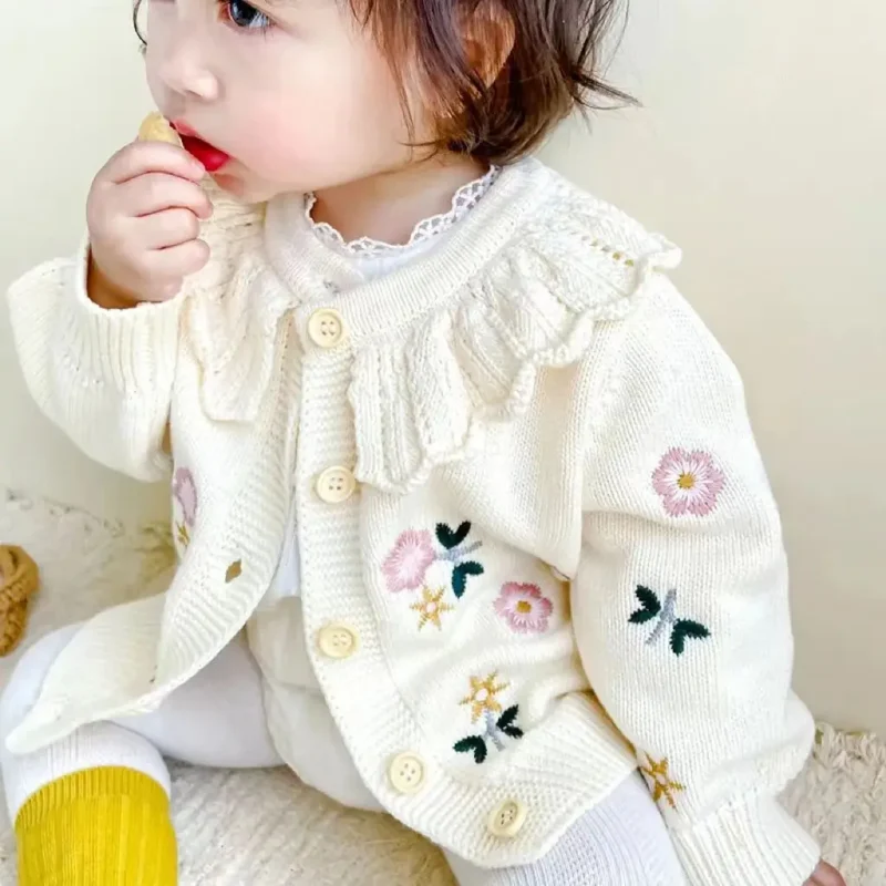 Gilet Bébé Fille – Fleur de Printemps – Image 8