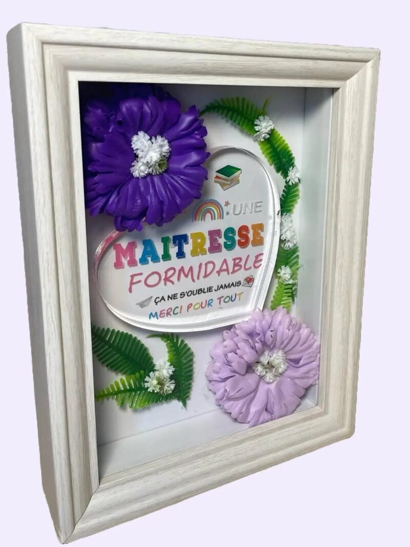 Tableau avec Cœur "Maîtresse Formidable"